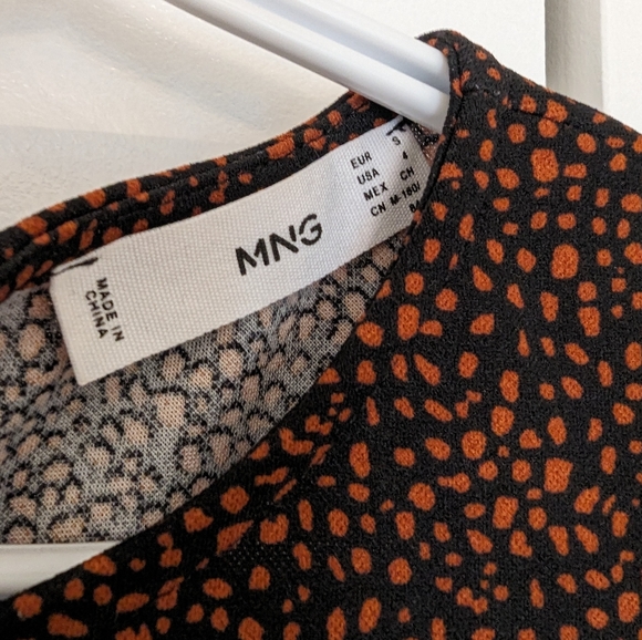 Brown dress with polka dots - Picture 2 of 3